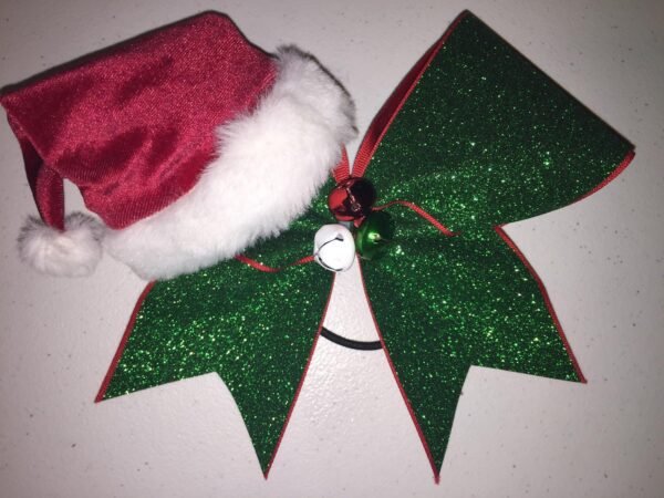 Santa Hat Jingle Bells Bow