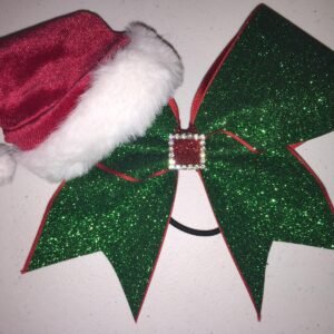 Santa Hat with Buckle Bow