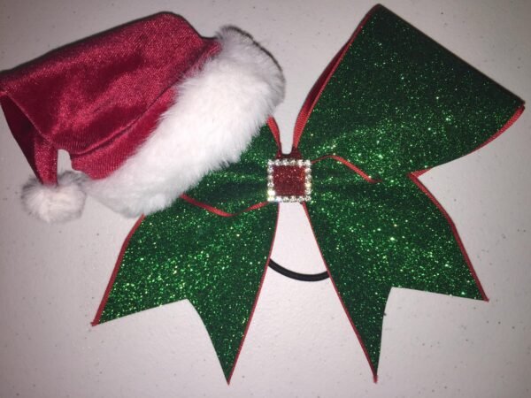 Santa Hat with Buckle Bow