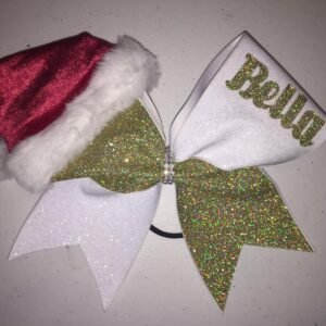 santa hat bow