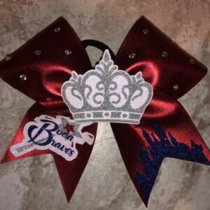 crown center cheer bow