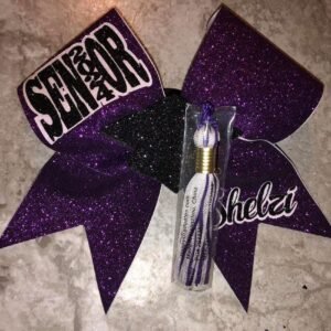 senior cheer bow