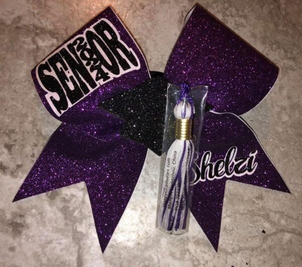 senior cheer bow