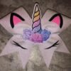 unicorn cheer bow