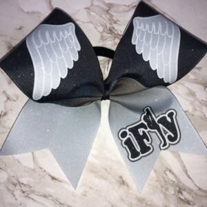 iFly sublimated cheer bow with angel wings