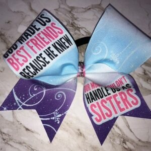 Cheer Sisters Sublimated Bow