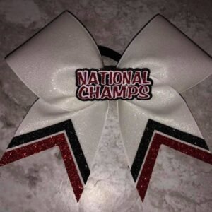 national champ cheer bow