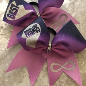 best friends infinity ombre cheer bows