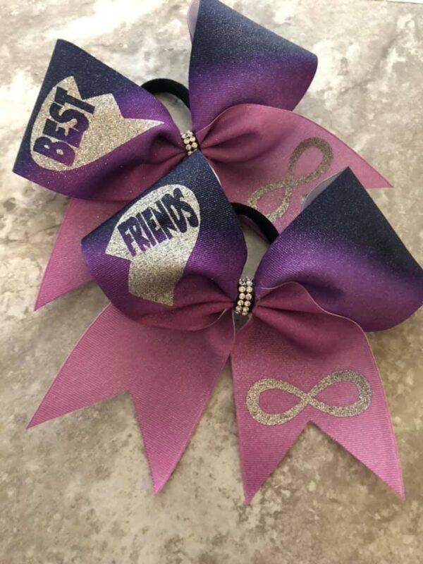 best friends infinity ombre cheer bows