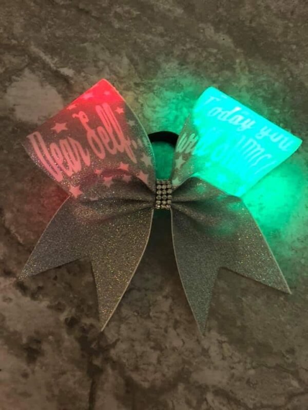 light up cheer bow