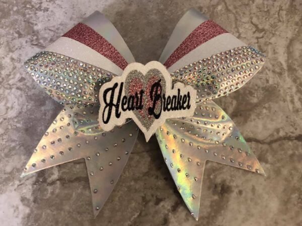 Heart Breaker 3D center cheer bow